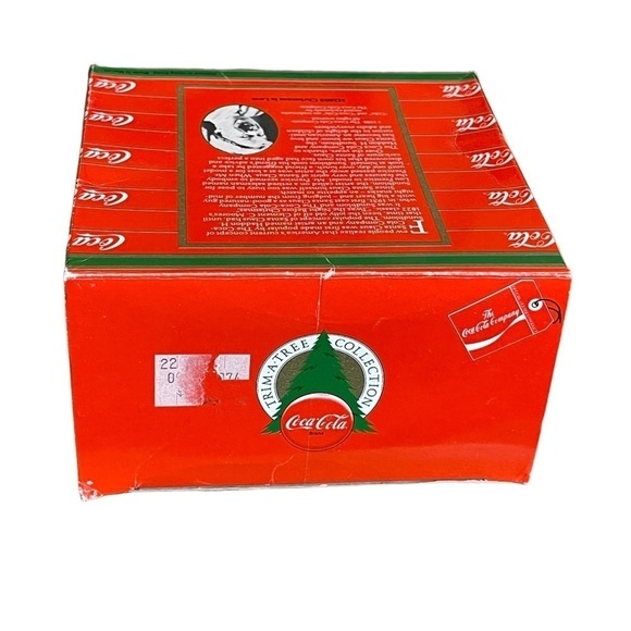 VINTAGE COCA COLA, TRIM A TREE SANTA CLAUS “CHRISTMAS IS LOVE” ORNAMENT 1986 - Picture 6 of 7